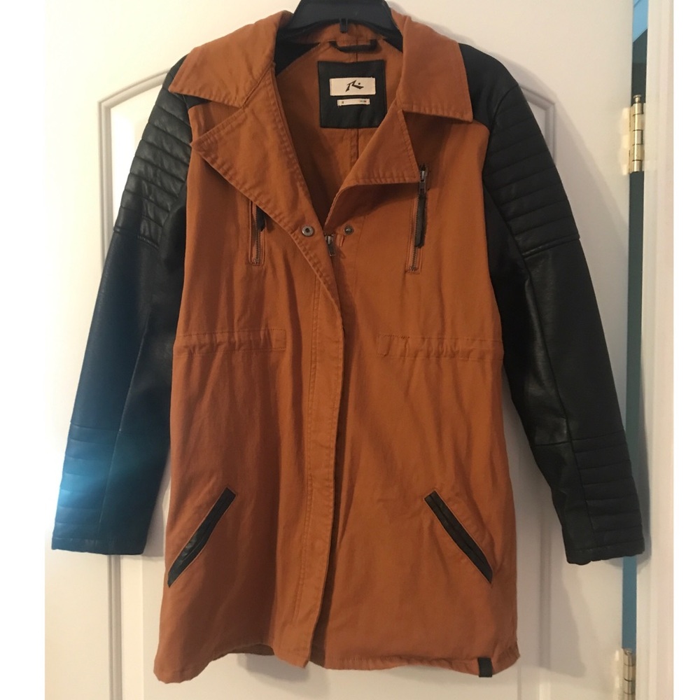 RVCA medium length light weight jacket